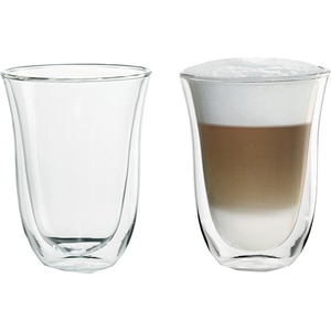 Set pahare cafea DELONGHI LATTEMACC, 2 piese, 330 ml, sticla Set pahare cafea DELONGHI LATTEMACC, 2 piese, 330 ml, sticla