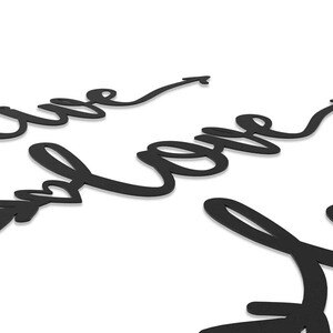 Decoratiune perete Live Love Laugh, 55 x 20 cm, metal, negru Decoratiune perete Live Love Laugh, 55 x 20 cm, metal, negru