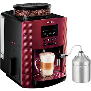 Espressor automat KRUPS Essential EA816570, 1.7l, 1450W, 15 bar, rosu-negru Espressor automat KRUPS Essential EA816570, 1.7l, 1450W, 15 bar, rosu-negru