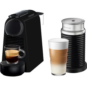 Pachet espressor capsule NESPRESSO Essenza Mini EN85.BAE, 0.6l, 1150W, 19 bar, negru Pachet espressor capsule NESPRESSO Essenza Mini EN85.BAE, 0.6l, 1150W, 19 bar, negru