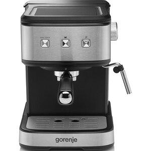 Espressor manual GORENJE ESCM12MBK, 1.5l, 850W, 15 bar, sistem Cappuccino, negru-argintiu Espressor manual GORENJE ESCM12MBK, 1.5l, 850W, 15 bar, sistem Cappuccino, negru-argintiu