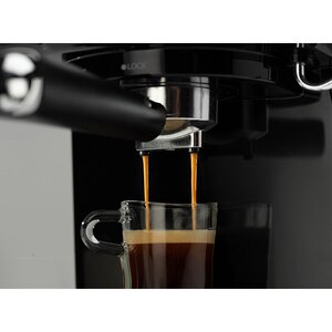 Espressor manual GORENJE ESCM15DBK, 1.5l, 1100W, 15 bar, sistem Cappuccino, negru-argintiu Espressor manual GORENJE ESCM15DBK, 1.5l, 1100W, 15 bar, sistem Cappuccino, negru-argintiu