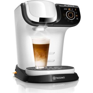 Espressor capsule BOSCH Tassimo My Way 2 TAS6504, 1.3l, 1500W, 15 bar, alb-negru Espressor capsule BOSCH Tassimo My Way 2 TAS6504, 1.3l, 1500W, 15 bar, alb-negru