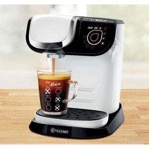 Espressor capsule BOSCH Tassimo My Way 2 TAS6504, 1.3l, 1500W, 15 bar, alb-negru Espressor capsule BOSCH Tassimo My Way 2 TAS6504, 1.3l, 1500W, 15 bar, alb-negru