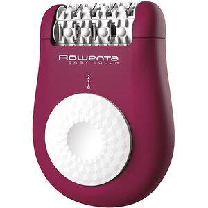 Epilator ROWENTA EP1120F0, 24 pensete, 2 viteze, 3 accesorii, Easy Touch, retea, roz Epilator ROWENTA EP1120F0, 24 pensete, 2 viteze, 3 accesorii, Easy Touch, retea, roz