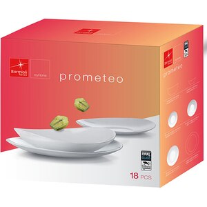 Set de masa BORMIOLI Prometeo, 18 piese, opal Set de masa BORMIOLI Prometeo, 18 piese, opal
