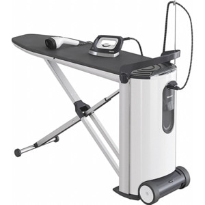 Statie de calcat MIELE FashionMaster B 3847, 2200W, 100g/min, 1.25l, talpa ceramica, alb-negru Statie de calcat MIELE FashionMaster B 3847, 2200W, 100g/min, 1.25l, talpa ceramica, alb-negru