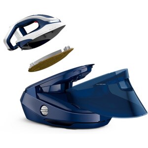 Statie de calcat TEFAL Pro Express Vision GV9812E0, 3000W, 700g/min, 1100ml, talpa Durilium AirGlide Autoclean, albastru-alb Statie de calcat TEFAL Pro Express Vision GV9812E0, 3000W, 700g/min, 1100ml, talpa Durilium AirGlide Autoclean, albastru-alb