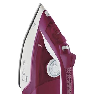 Fier de calcat BEKO SIM3126R, 2600W, 150g/min, 240 ml, talpa ceramica, alb-visiniu Fier de calcat BEKO SIM3126R, 2600W, 150g/min, 240 ml, talpa ceramica, alb-visiniu