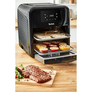 Friteuza cu aer cald multifunctionala TEFAL Easy Fry FW501815, 1.7kg, 11l, 2000W, negru-argintiu Friteuza cu aer cald multifunctionala TEFAL Easy Fry FW501815, 1.7kg, 11l, 2000W, negru-argintiu