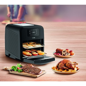 Friteuza cu aer cald multifunctionala TEFAL Easy Fry FW501815, 1.7kg, 11l, 2000W, negru-argintiu Friteuza cu aer cald multifunctionala TEFAL Easy Fry FW501815, 1.7kg, 11l, 2000W, negru-argintiu