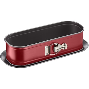 Forma de copt TEFAL DELIBAKE J1640374, 30x11cm, otel, rosu Forma de copt TEFAL DELIBAKE J1640374, 30x11cm, otel, rosu