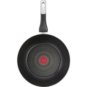Tigaie wok TEFAL Unlimited G2551972, 28cm, aluminiu, Thermo Signal, negru Tigaie wok TEFAL Unlimited G2551972, 28cm, aluminiu, Thermo Signal, negru