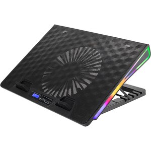 Cooler laptop gaming MYRIA X10, RGB, 17", negru Cooler laptop gaming MYRIA X10, RGB, 17", negru