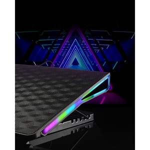 Cooler laptop gaming MYRIA X10, RGB, 17", negru Cooler laptop gaming MYRIA X10, RGB, 17", negru