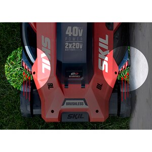 Masina de tuns iarba SKIL GM1E0140BA, 40V, sac 50l + 2 acumulatori si incarcator Masina de tuns iarba SKIL GM1E0140BA, 40V, sac 50l + 2 acumulatori si incarcator