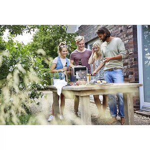 Gratar pe gaz cu arzator infrarosu LANDMANN 800 Smart Grill, 34 x 19 cm, 1 arzator, bluetooth, argintiu Gratar pe gaz cu arzator infrarosu LANDMANN 800 Smart Grill, 34 x 19 cm, 1 arzator, bluetooth, argintiu