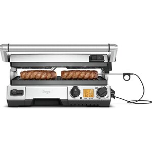 Gratar electric SAGE Smart Grill Pro BGR840BSS, 2400W, argintiu-negru Gratar electric SAGE Smart Grill Pro BGR840BSS, 2400W, argintiu-negru