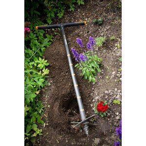 Burghiu de pamant Fiskars QuikDrill M 134720, 110cm, otel Burghiu de pamant Fiskars QuikDrill M 134720, 110cm, otel