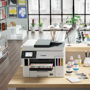 Multifunctional inkjet color CANON MAXIFY GX7040 CISS, A4, USB, Wi-Fi, Retea, Fax Multifunctional inkjet color CANON MAXIFY GX7040 CISS, A4, USB, Wi-Fi, Retea, Fax