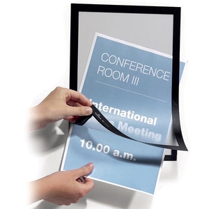 Display magnetic DURABLE Duraframe, A4, 2 bucati, negru Display magnetic DURABLE Duraframe, A4, 2 bucati, negru