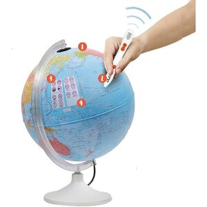 Glob pamantesc TECNODIDACTICA Parlamondo, diametru 30 cm, iluminat Glob pamantesc TECNODIDACTICA Parlamondo, diametru 30 cm, iluminat
