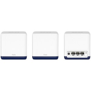 Sistem Wi-Fi Mesh MERCUSYS Halo H50G AC1900, Dual-Band 600 + 1300 Mbps, 3 buc, alb Sistem Wi-Fi Mesh MERCUSYS Halo H50G AC1900, Dual-Band 600 + 1300 Mbps, 3 buc, alb
