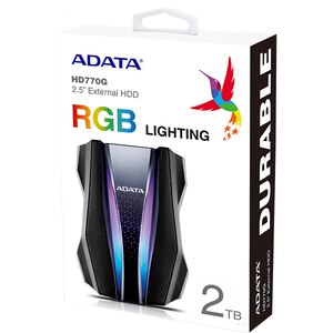 Hard Disk extern ADATA HD770G, 2TB, USB 3.2 Gen1, negru Hard Disk extern ADATA HD770G, 2TB, USB 3.2 Gen1, negru