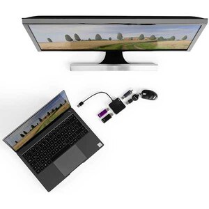 Hub USB HAMA 200121, USB 2.0, negru Hub USB HAMA 200121, USB 2.0, negru