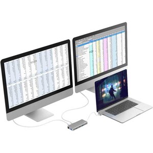Hub USB HAMA 200105, USB-C, USB-A, Ethernet, HDMI, Card Reader, alb-argintiu Hub USB HAMA 200105, USB-C, USB-A, Ethernet, HDMI, Card Reader, alb-argintiu