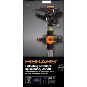 Aspersor pulsator cu tarus FISKARS 1027029, 500 mp Aspersor pulsator cu tarus FISKARS 1027029, 500 mp