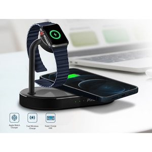 Incarcator wireless PROMATE Wavepower, 1xUSB-A, universal, QI, 15W, negru Incarcator wireless PROMATE Wavepower, 1xUSB-A, universal, QI, 15W, negru