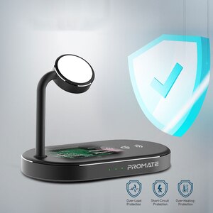 Incarcator wireless PROMATE Wavepower, 1xUSB-A, universal, QI, 15W, negru Incarcator wireless PROMATE Wavepower, 1xUSB-A, universal, QI, 15W, negru