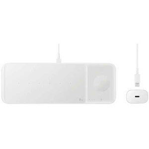 Incarcator wireless SAMSUNG Wireless Charger Trio EP-P6300TWEGEU, 9W, universal, QI, alb Incarcator wireless SAMSUNG Wireless Charger Trio EP-P6300TWEGEU, 9W, universal, QI, alb