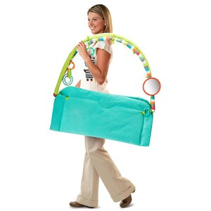 Saltea de joaca BRIGHT STARTS Zig Zag Safari 52039, 0-12 luni, multicolor Saltea de joaca BRIGHT STARTS Zig Zag Safari 52039, 0-12 luni, multicolor