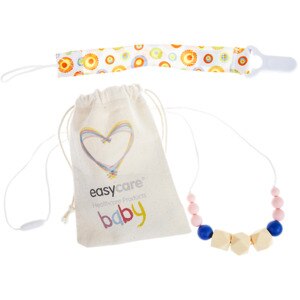 Colier dentitie EASYCARE Twilight EASY00103, 0 luni+, albastru-roz Colier dentitie EASYCARE Twilight EASY00103, 0 luni+, albastru-roz
