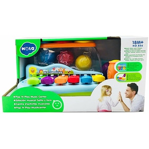 Jucarie interactiva HOLA Xilofon cu mingiute si sunete 856, 18 luni+, multicolor Jucarie interactiva HOLA Xilofon cu mingiute si sunete 856, 18 luni+, multicolor