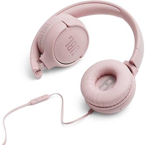 Casti JBL Tune 500, Cu fir, On-ear, Microfon, roz Casti JBL Tune 500, Cu fir, On-ear, Microfon, roz