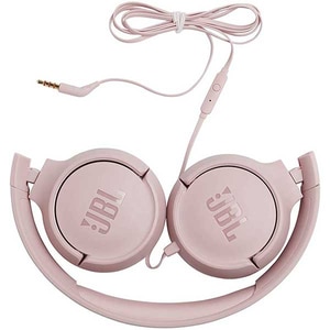 Casti JBL Tune 500, Cu fir, On-ear, Microfon, roz Casti JBL Tune 500, Cu fir, On-ear, Microfon, roz