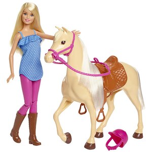 Set BARBIE Papusa si cal MTFXH13, 3 ani+, multicolor Set BARBIE Papusa si cal MTFXH13, 3 ani+, multicolor