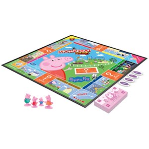 Joc de societate MONOPOLY Junior - Peppa Pig F1656, 5 ani+, 2-4 jucatori Joc de societate MONOPOLY Junior - Peppa Pig F1656, 5 ani+, 2-4 jucatori
