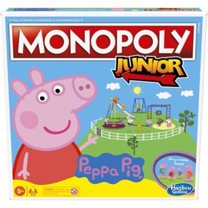 Joc de societate MONOPOLY Junior - Peppa Pig F1656, 5 ani+, 2-4 jucatori Joc de societate MONOPOLY Junior - Peppa Pig F1656, 5 ani+, 2-4 jucatori