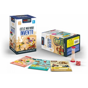 Joc educativ MEMORACE Cele mai mari inventii LG0004, 8 ani+, 58 piese Joc educativ MEMORACE Cele mai mari inventii LG0004, 8 ani+, 58 piese
