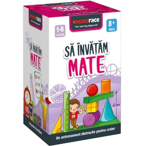 Joc educativ MEMORACE Sa invatam mate LG0006, 8 ani+, 58 piese Joc educativ MEMORACE Sa invatam mate LG0006, 8 ani+, 58 piese