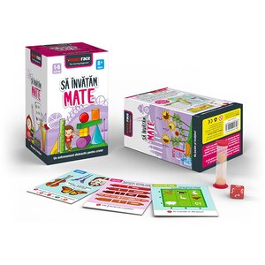 Joc educativ MEMORACE Sa invatam mate LG0006, 8 ani+, 58 piese Joc educativ MEMORACE Sa invatam mate LG0006, 8 ani+, 58 piese