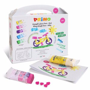Plastilina cu matrita bicicleta PRIMO MC002912, 5 culori Plastilina cu matrita bicicleta PRIMO MC002912, 5 culori