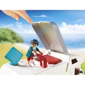 Set figurine PLAYMOBIL Family Fun - Rulota camping PM70088, 4 ani+, multicolor Set figurine PLAYMOBIL Family Fun - Rulota camping PM70088, 4 ani+, multicolor