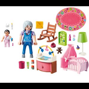 Set figurine PLAYMOBIL Dollhouse - Camera fetitei PM70210, 4 ani+, multicolor Set figurine PLAYMOBIL Dollhouse - Camera fetitei PM70210, 4 ani+, multicolor