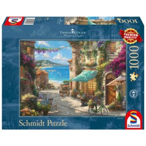 Puzzle SCHMIDT Thomas Kinkade - Cafea pe Riviera italiana SSP-59624, 12 ani+, 1000 piese Puzzle SCHMIDT Thomas Kinkade - Cafea pe Riviera italiana SSP-59624, 12 ani+, 1000 piese