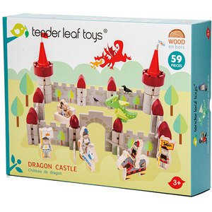 Joc constructie TENDER LEAF Castelul dragonului TL8322, 3 ani+, 59 piese Joc constructie TENDER LEAF Castelul dragonului TL8322, 3 ani+, 59 piese